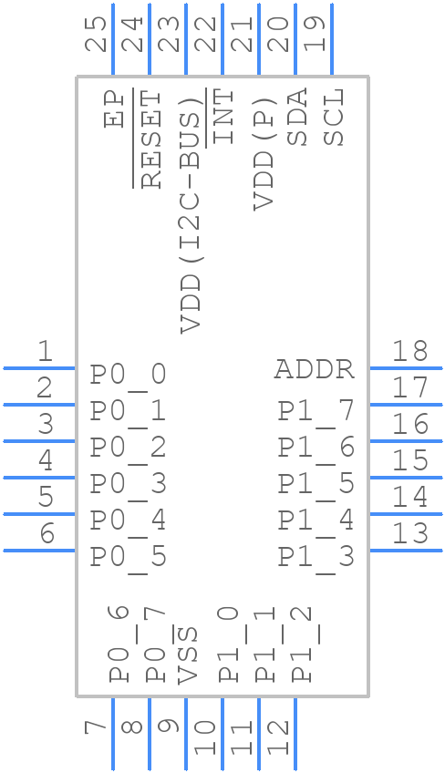PCAL6416AHF,128 - NXP - PCB symbol