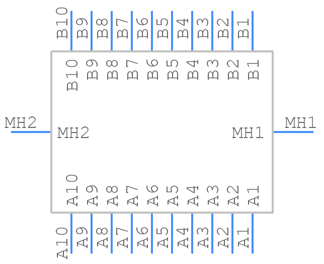 XC5B-2021 - OMRON Electronics - PCB symbol