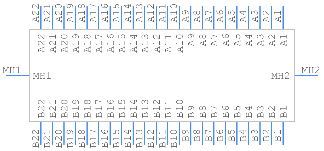XC5B-4421 - OMRON Electronics - PCB symbol