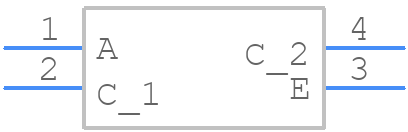 SFH6186-3X001 - Vishay - PCB symbol