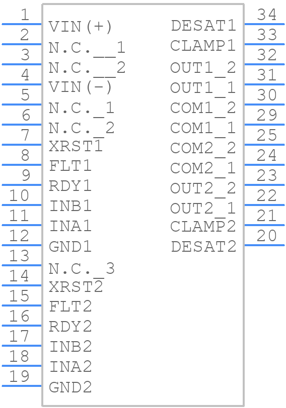 2DM180506CM - Tamura - PCB symbol