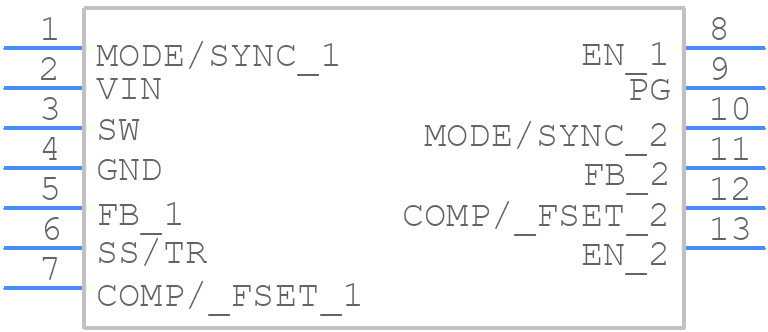 TPS6281008QWRWYRQ1 - Texas Instruments - PCB symbol