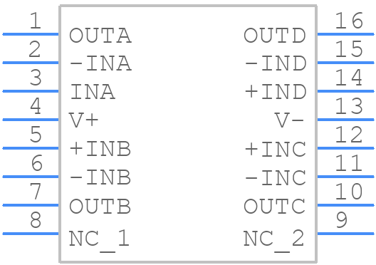 LTC6263HMS#PBF - Analog Devices - PCB symbol