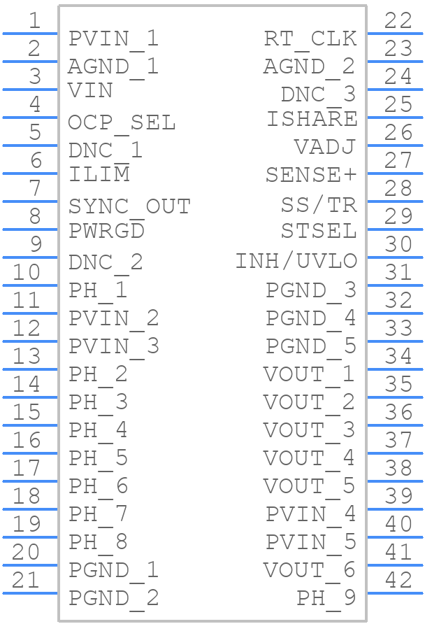 LMZ31707RVQR - Texas Instruments - PCB symbol