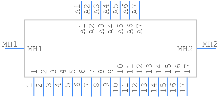 DDMN24H7PNK87 - ITT CANNON - PCB symbol