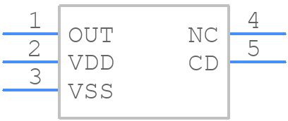 S-80925CNMC-G8VT2G - SII Semiconductor - PCB symbol