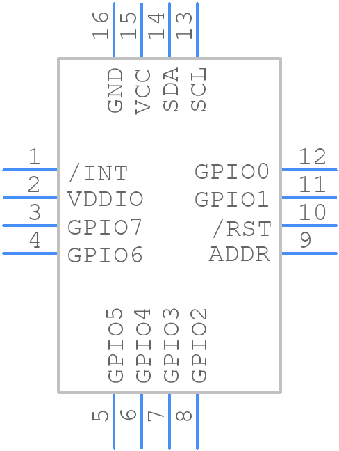 FXL6408UMX - onsemi - PCB symbol