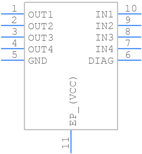 VN330SP-32-E - STMicroelectronics - PCB symbol