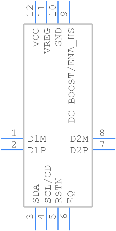 TUSB214RWBT - Texas Instruments - PCB symbol