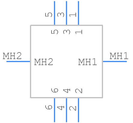 43860-0017 - Molex - PCB symbol