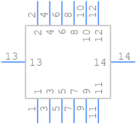 TM2REA-1212(50) - Hirose - PCB symbol