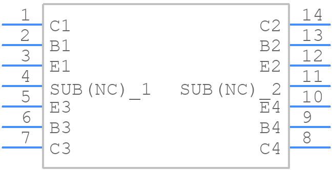 340P14-U - THAT CORPORATION - PCB symbol
