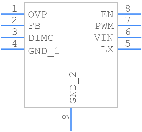 RT8511BGQW - RICHTEK - PCB symbol