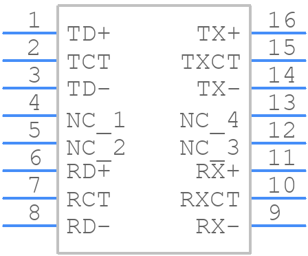 H2019NL - Yageo Group - PCB symbol