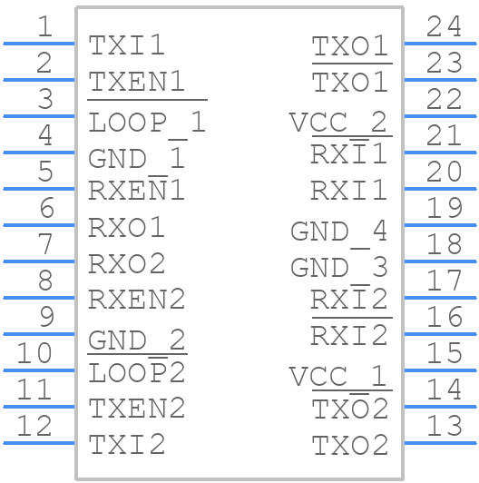 SN75ALS085DW - Texas Instruments - PCB symbol