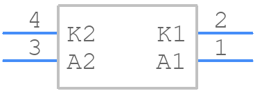 A694B/2SYG/S530-E2 - Everlight - PCB symbol