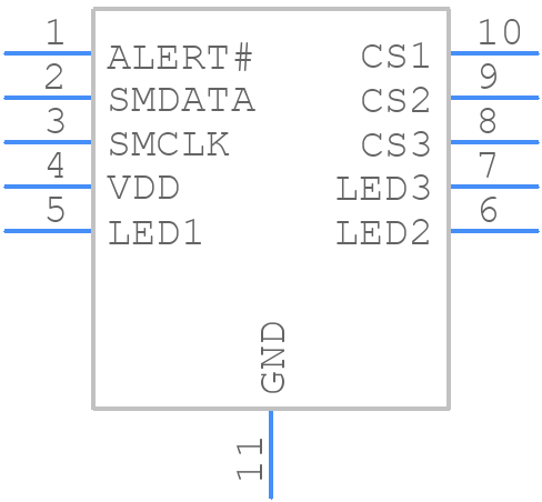 CAP1133-1-AIA-TR - Microchip - PCB symbol