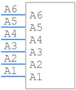 M80-5000000M2-06-PM1-00-000 - Harwin - PCB symbol