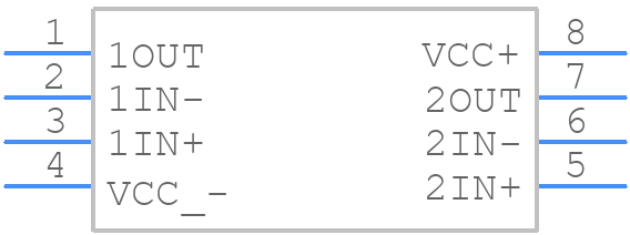 TL032CDRE4 - Texas Instruments - PCB symbol