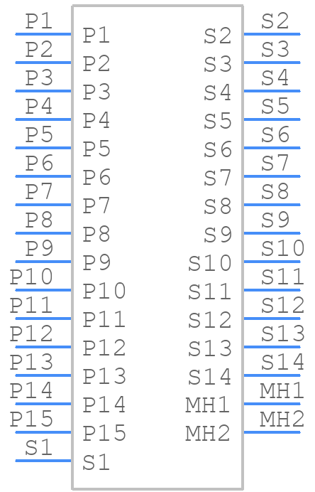 87975-1001 - Molex - PCB symbol