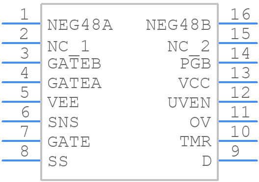 TPS23525PWT - Texas Instruments - PCB symbol