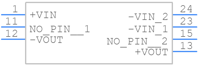 PXCM1024WS24A - TDK - PCB symbol