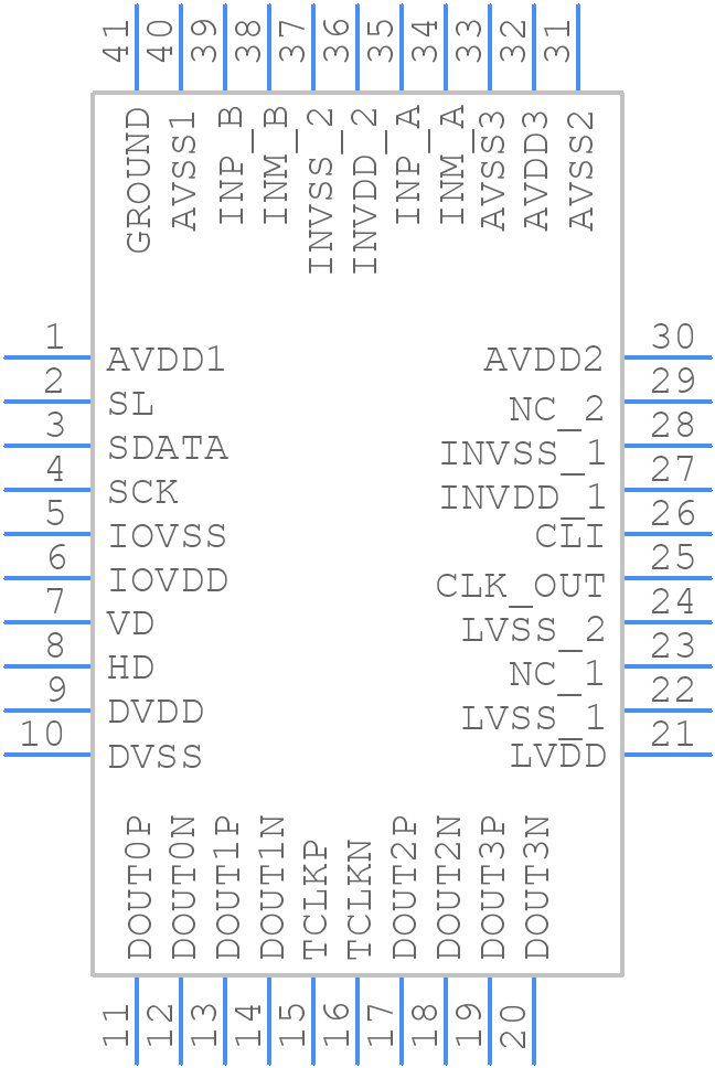 AD9978BCPZRL - Analog Devices - PCB symbol