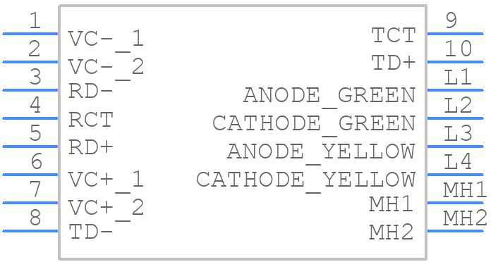 ARJM11D7-114-AB-EW2 - ABRACON - PCB symbol