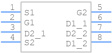 FDMA1032CZ - onsemi - PCB symbol