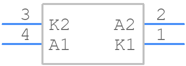 ESD0P4RFLE6327XTSA1 - Infineon - PCB symbol