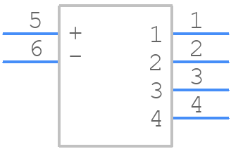 TDS04SGRSTR04 - TE Connectivity - PCB symbol