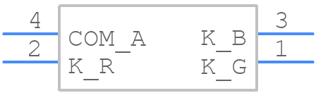 598-8840-307F - Dialight - PCB symbol