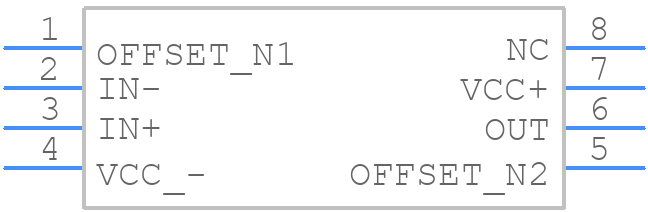 TLE2141CDR - Texas Instruments - PCB symbol