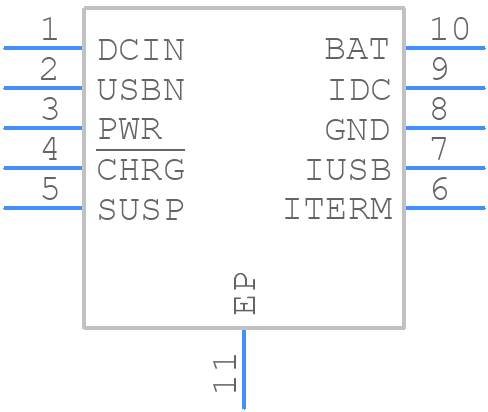 LTC4096EDD#PBF - Analog Devices - PCB symbol