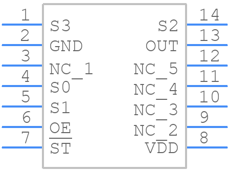 MG-7010SA - Epson Timing - PCB symbol