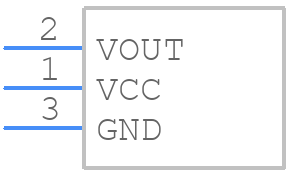 D6F-P0001A1 - OMRON Electronics - PCB symbol