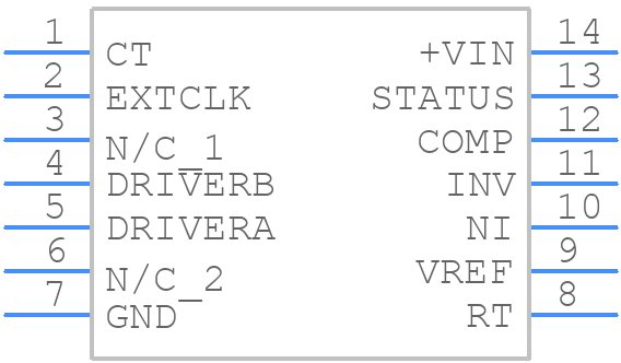 V62/07609-01XE - Texas Instruments - PCB symbol