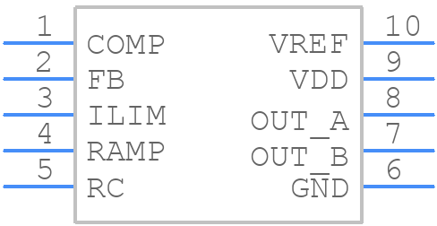 MIC3839YMM - Microchip - PCB symbol