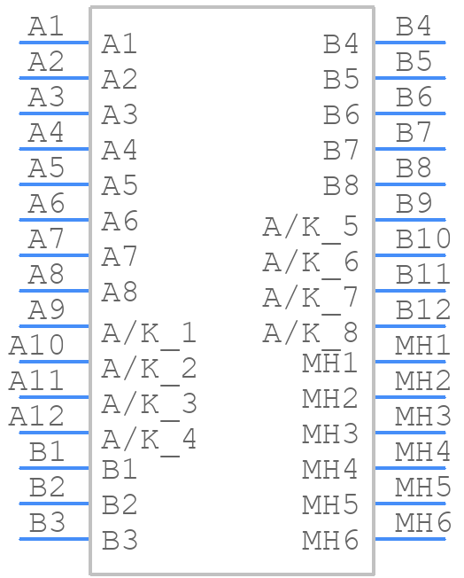 2-6368011-1 - TE Connectivity - PCB symbol