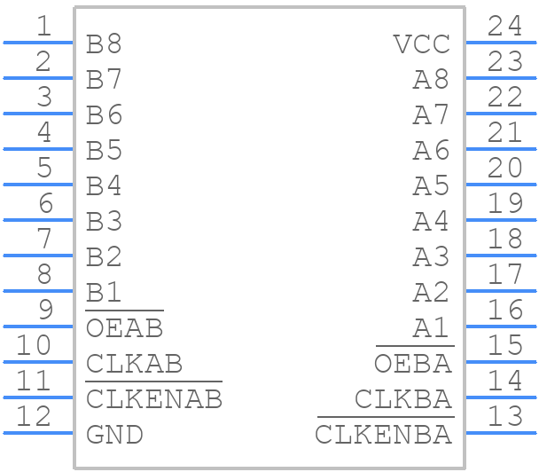 SN74LVTH2952PW - Texas Instruments - PCB symbol