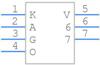 EE-SX3088 - OMRON Electronics - PCB symbol
