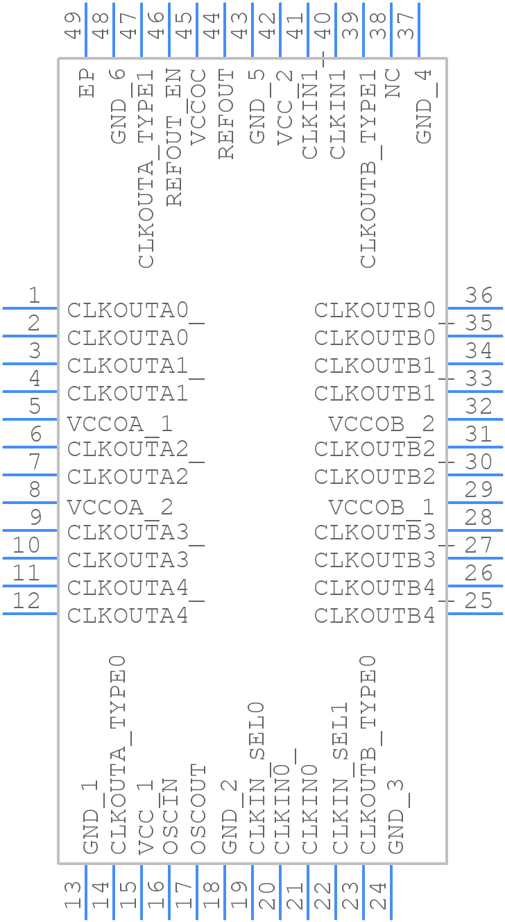 LMK00301ARHST - Texas Instruments - PCB symbol