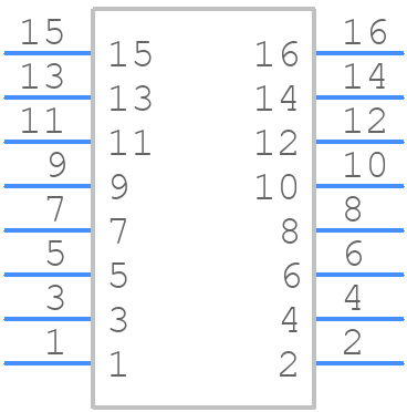 SLM-108-01-S-D - SAMTEC - PCB symbol