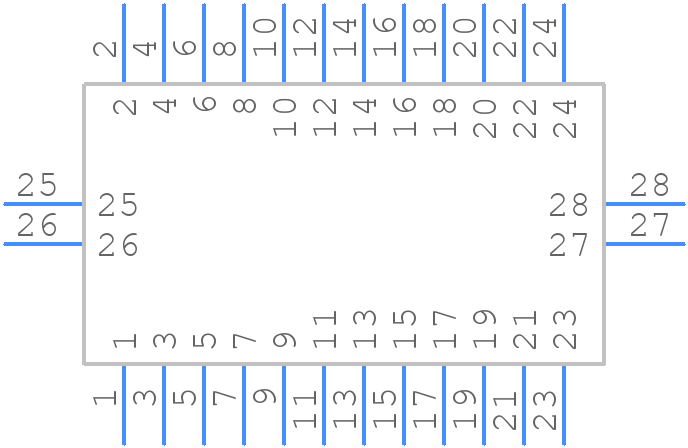 AXT624124 - Panasonic - PCB symbol