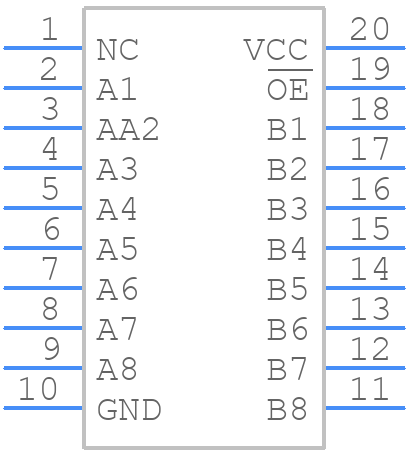 TC7MBL3245SFK(EL) - Toshiba - PCB symbol