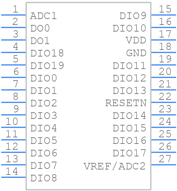 JN5168-001-M03Z - NXP - PCB symbol