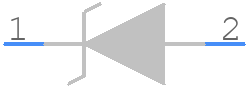 1N5244B - onsemi - PCB symbol