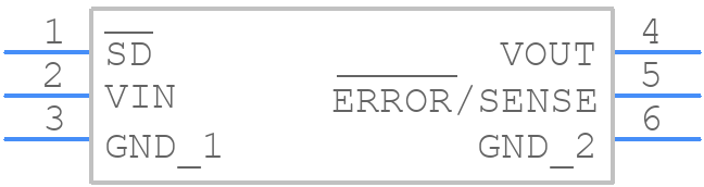 LP3853ESX-3.3/NOPB - Texas Instruments - PCB symbol