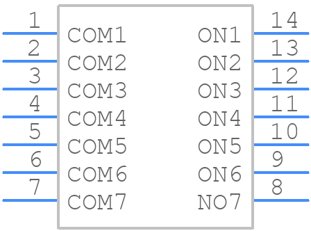 EDS07SGNNTR04Q - TE Connectivity - PCB symbol