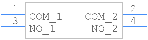 KSC641GLFS - C & K COMPONENTS - PCB symbol